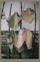 HININI2021 spring and summer thin vest original design casual Japanese neutral sleeveless solid color suit