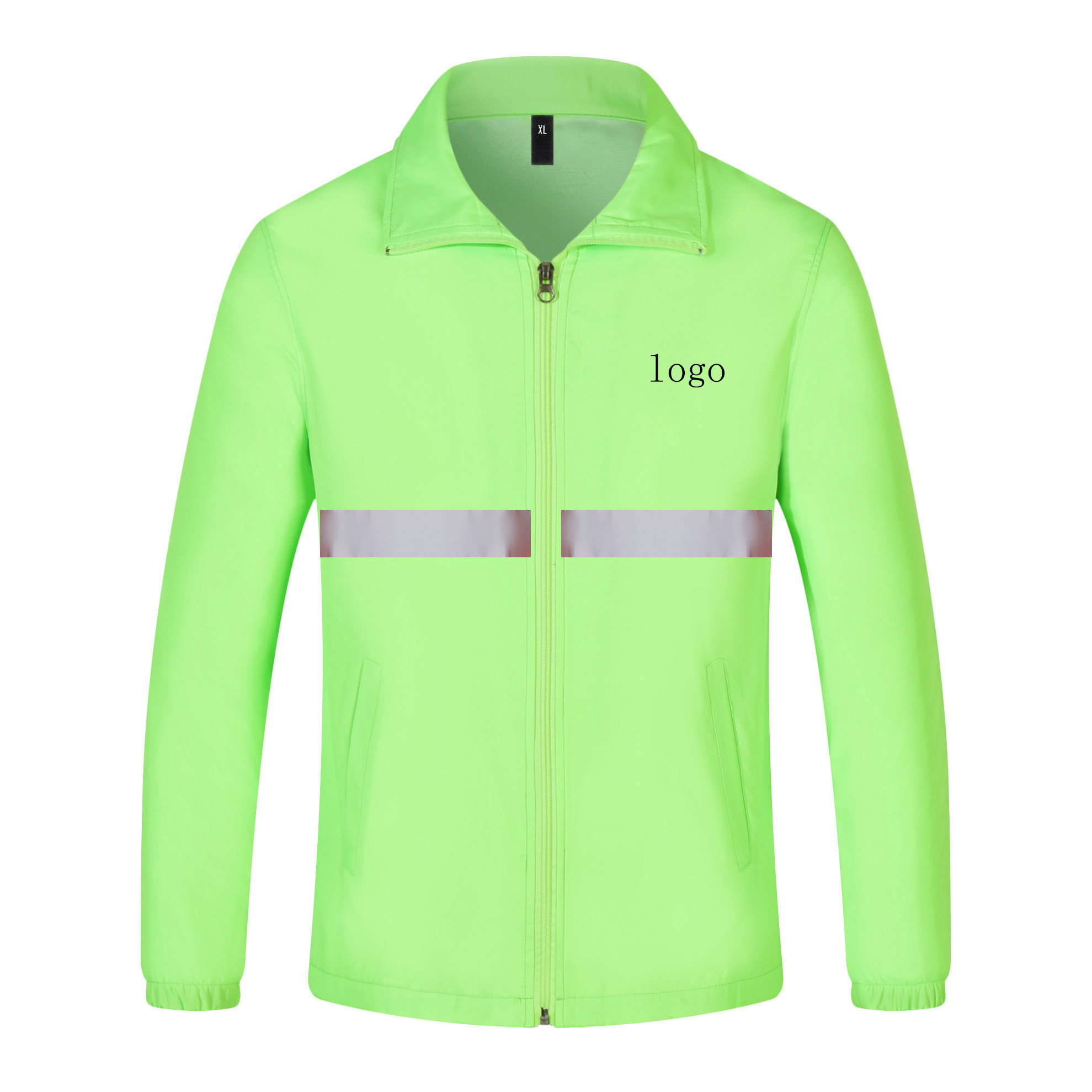Reflective tooling work uniform road sanitation safety clothing construction site riding clothing spot long sleeve windbreaker reflective clothing