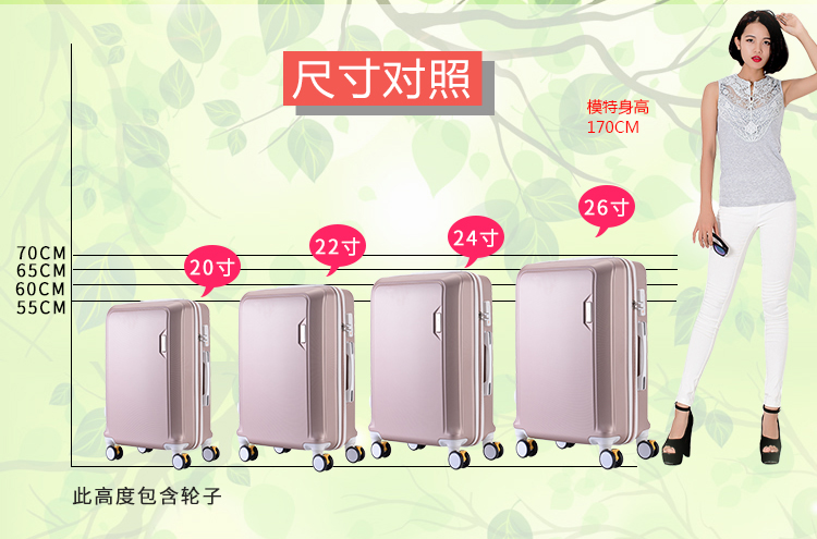 2018 Hàn Quốc đại học vali nam nữ vali 20 inch vali 24 inch xe đẩy 26 hộp mật khẩu giá vali kéo