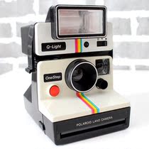 Polaroid white rainbow machine display machine Fault machine One-time imaging Polaroid camera Studio props Movie retro