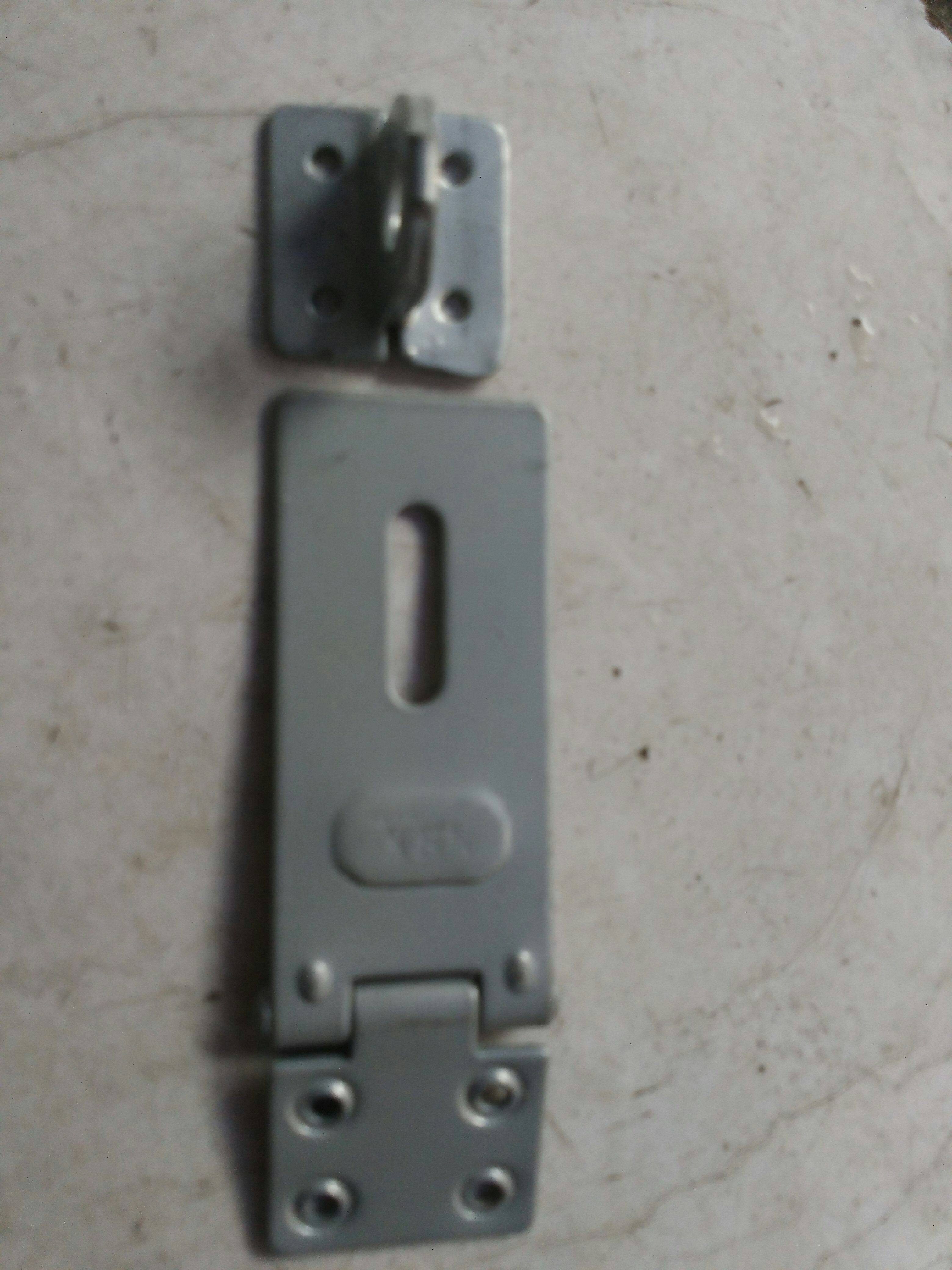 Widening and thickening two-section door lock buckle cabinet lock buckle door buckle door buckle 75 long