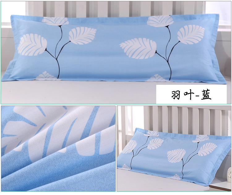 Gối bông] gối dài đôi gối đôi gối người lớn gối dài phần 1,2 m 1,5m1,8m gối chữ c