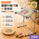Cross-stitch sliding rod type circle stretch M stretch T stretch with pressure cloth rod + floor-standing embroidery frame aluminium alloy