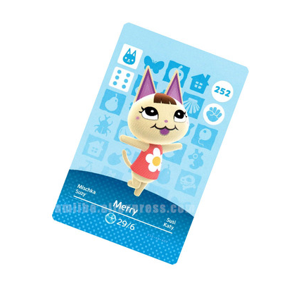 Животные леса Друзья AMIIBO Кот Yan Queen Lemon Na Char Guang Peng Huaoli Oli Жители Карточка Пятно