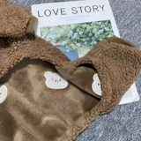 Сражаться с четвероногим одеждой для любимой собаки зимняя одежда мопс бульдог плюс бархатный утолщенный теплый боксерский костюм