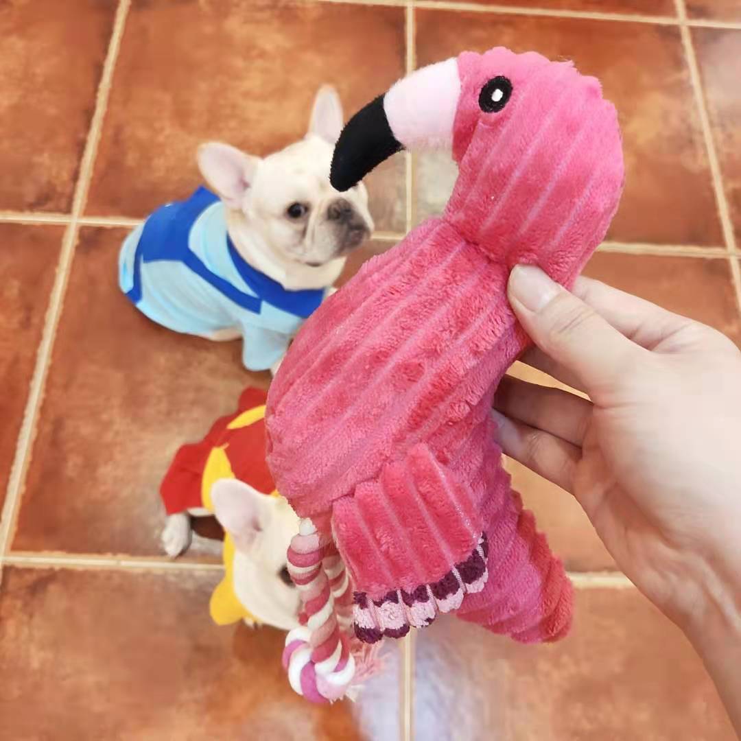 Dog toy plush vocal pet toy dog rope knot resistant to bite toy Fasty teddy puppies grind teeth