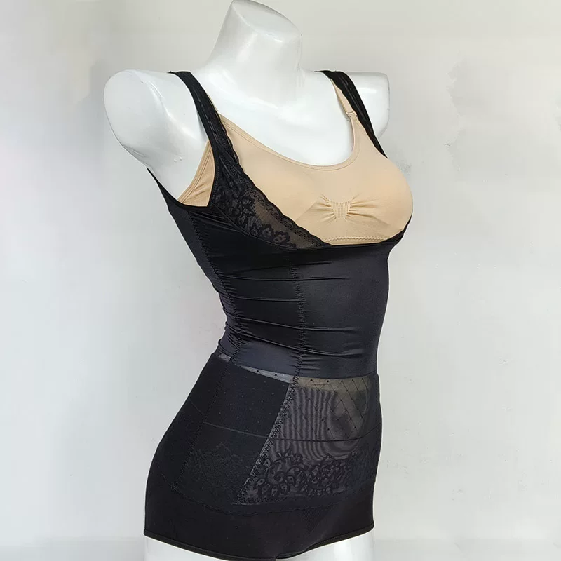 ДэйвиPoet? Summer thin apricot supporting shapewear, breathable waist belt, corrective bodysuit