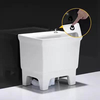 Keze ceramic balcony mop pool Powder room Small mop pool Household floor-to-ceiling mop basin with foot mop pool