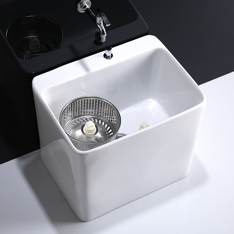 Branch balcony powder room mop pool Double drive washing mop pool Large household mop basin Floor-to-ceiling mop pool