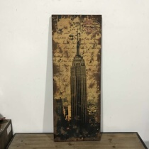 West East Foreign Trade Lonelwood Groceries American Countryside Style Retro Woody Decoration Hanging Board Wall Decoration Imperfections
