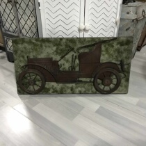 Foreign Trade Export Solitary American Countryside Fields Garden Wind Retro Iron Art Decoration Painting Wall-mounted Wall Decoration