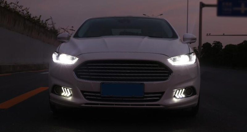 2013 Ford Fusion For Sale >> For Ford Fusion/Mondeo 2013-2016 DRL White LED Headlight ... 2013 Ford Fusion For Sale >> For Ford Fusion/Mondeo 2013-2016 DRL White LED Headlight ...