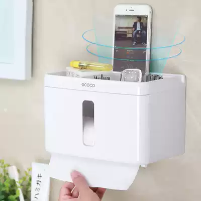 Creative dressing room toilet tissue box punch-free toilet paper tube waterproof sanitary paper carton toilet paper rack