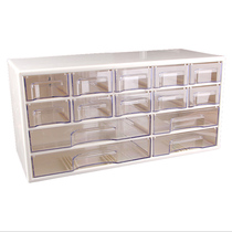  Japan transparent drawer acrylic storage box Office supplies desk stationery finishing box large simple