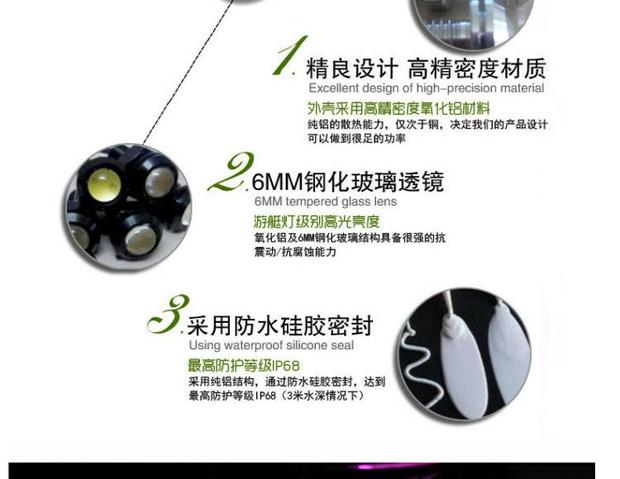 WISP thế hệ thứ hai ba thế hệ xe tay ga đèn phanh xe điện mắt đại bàng phản công đèn xe máy led khung gầm đèn led h4 xe máy