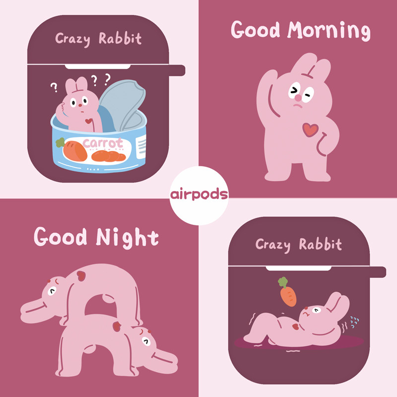 Solo & Line Original design airpods protective sleeves tpu Apple Wireless Bluetooth headphones a second-generation containing box