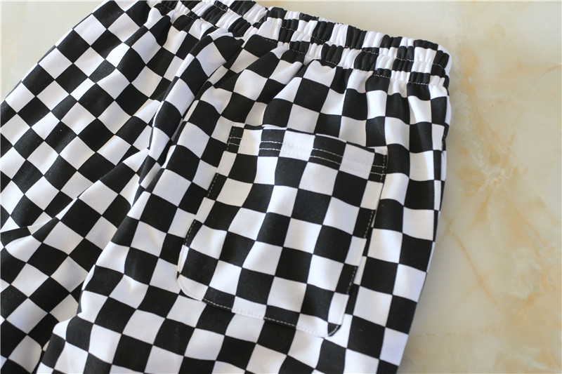 Châu Âu và Mỹ thương hiệu thời trang đường phố kẻ sọc kẻ sọc cotton quần short mùa hè terry vải lỏng mồ hôi nam và nữ quần thường quần thun nam