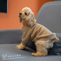GINGERAIN Cocker SPANIEL Teddy bear dog clothes spring and autumn with warm base long-sleeved sweater