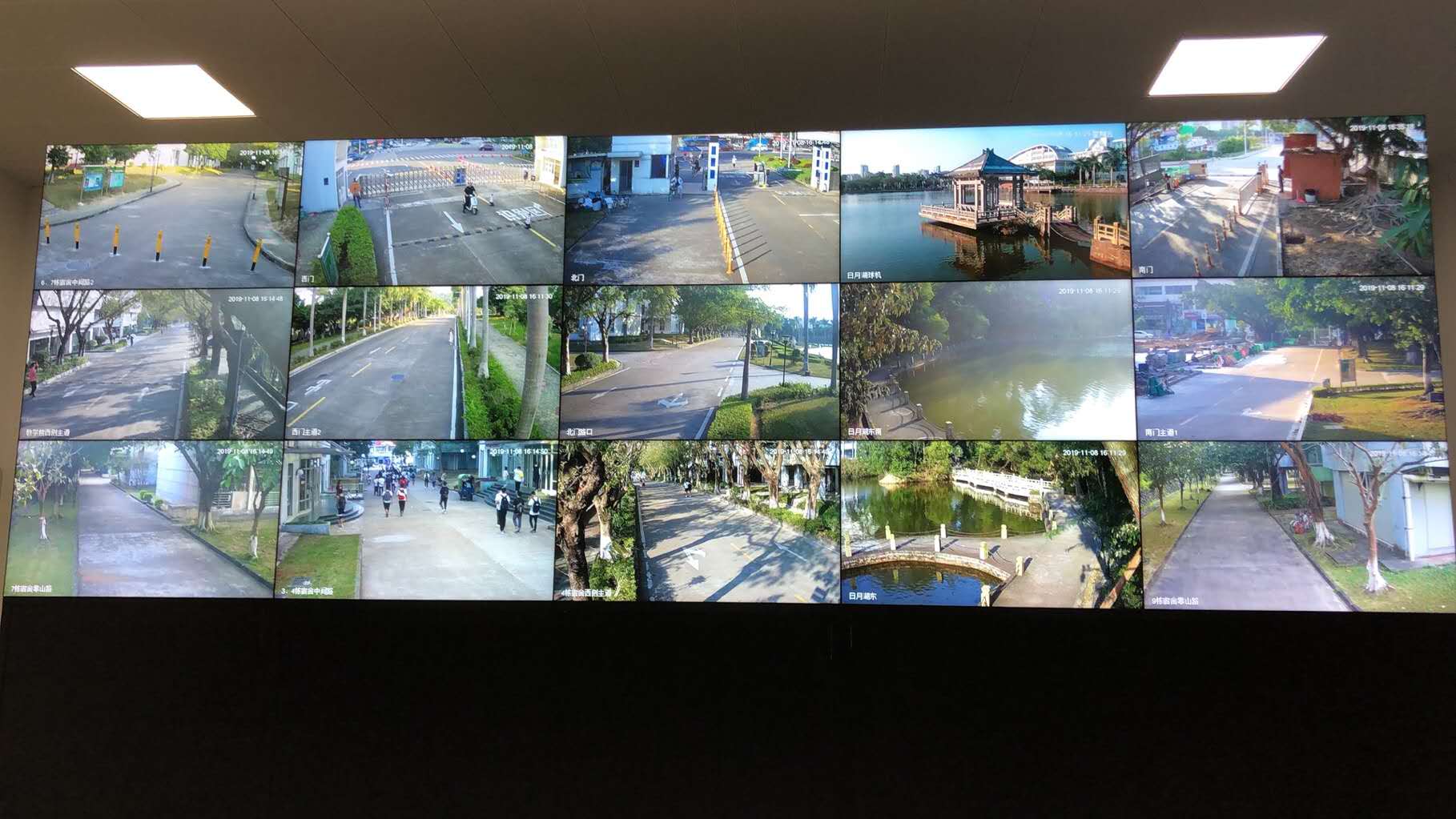 Foshan door installation haikang network high-definition monitoring system weak current engineering network integrated wiring access control attendance