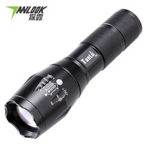 Flashlight Army Home Zoom rechargeable Led mini-little super bright outdoor riding Far-shot waterproof