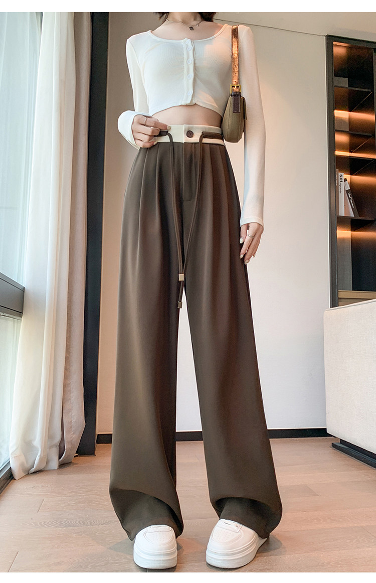 Комплект, штаны, высокая талия, оверсайз           