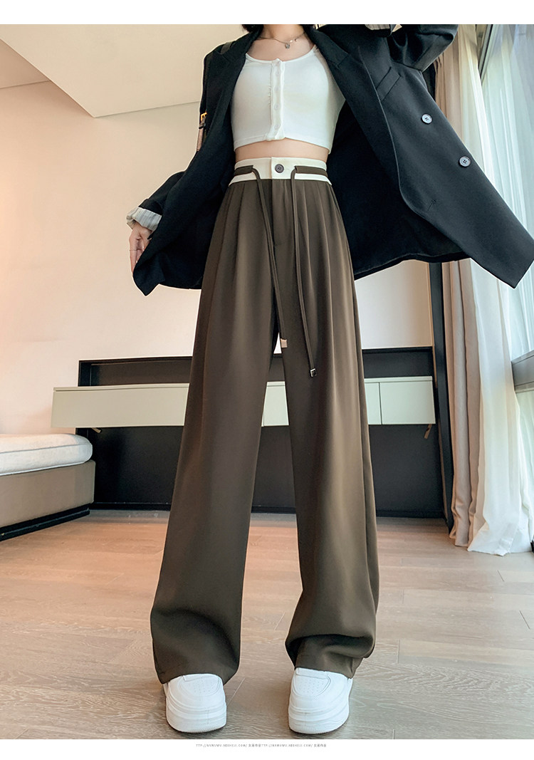 Комплект, штаны, высокая талия, оверсайз           