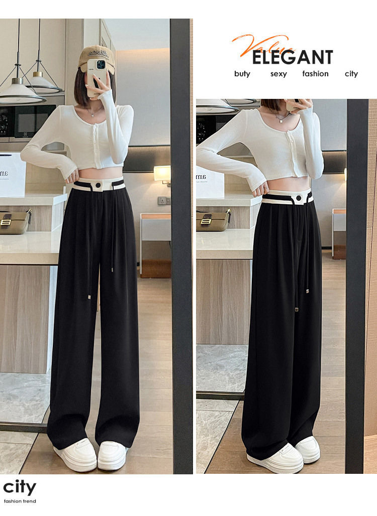 Комплект, штаны, высокая талия, оверсайз           