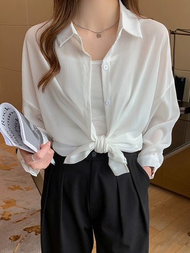 Шелковый кардиган, летняя одежда для защиты от солнца, тонкая рубашка, платье-комбинация, куртка, средней длины