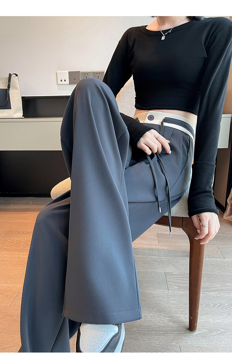 Комплект, штаны, высокая талия, оверсайз           