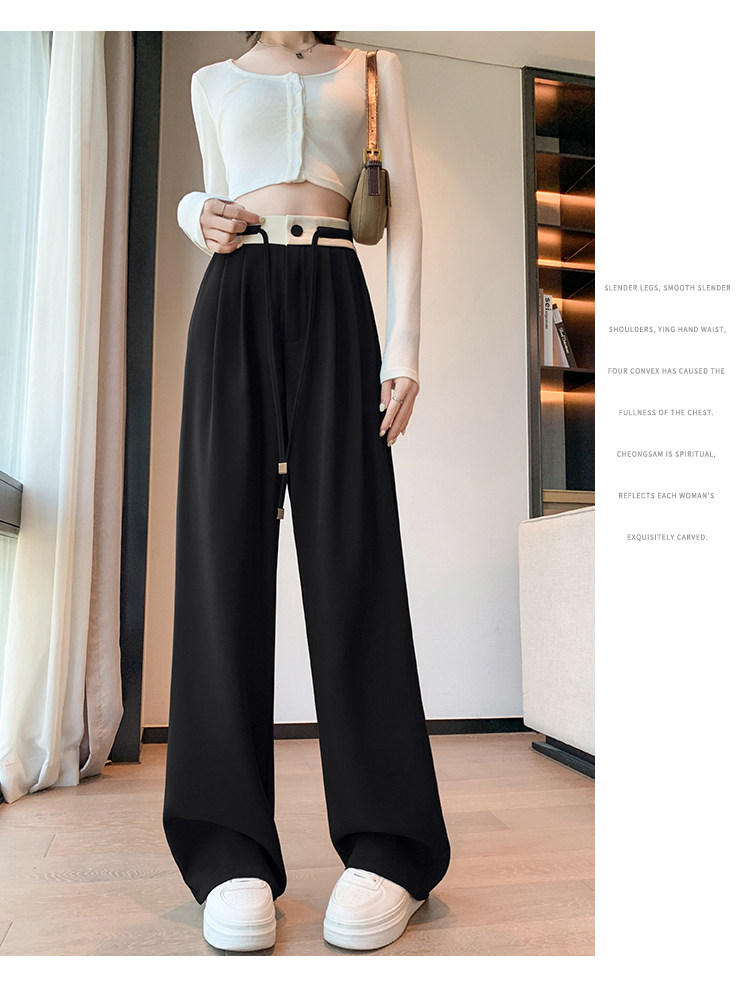 Комплект, штаны, высокая талия, оверсайз           