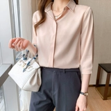 Летняя рубашка, пиджак классического кроя, короткий рукав