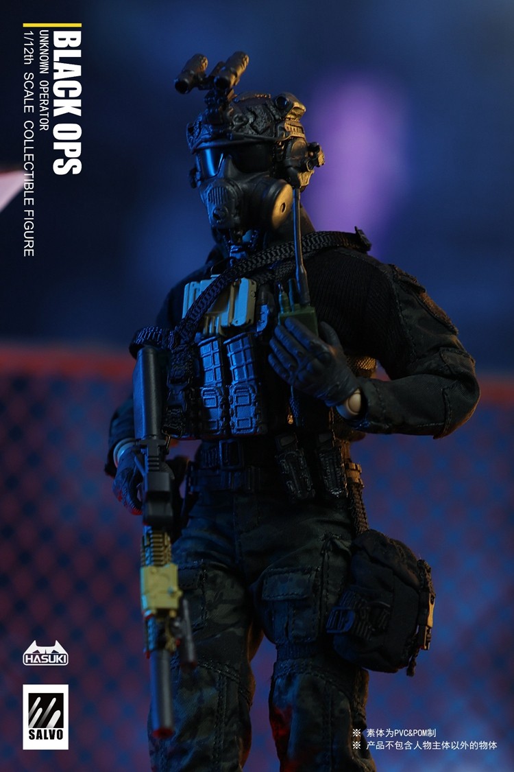 1/12 フィギュア Hasuki black ops Preorder) HASUKI 1/12 Black Ops NO.4 SA04 Veil Weaver Action