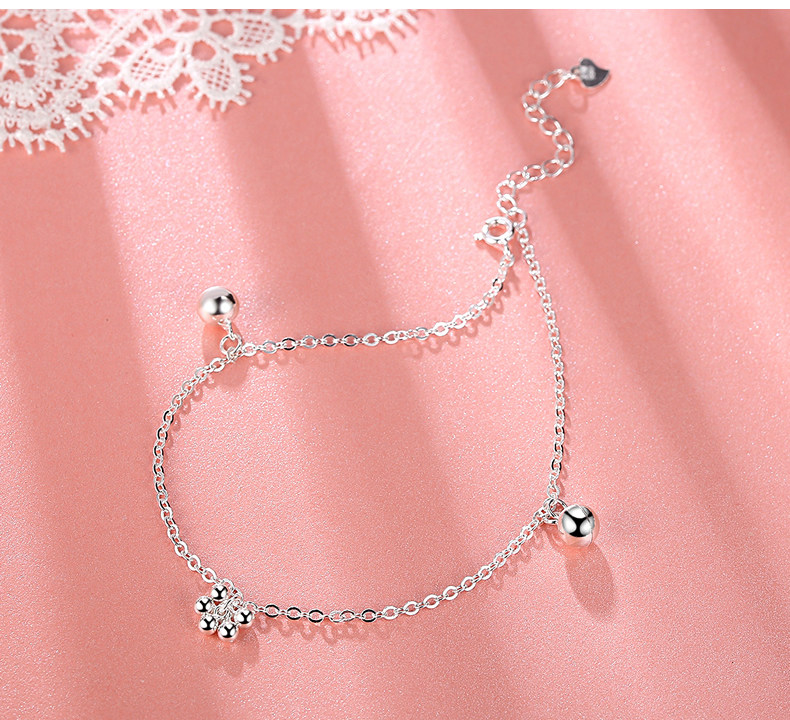 Bracelet de cheville Femme      en Argenterie - Ref 3104252 Image 15