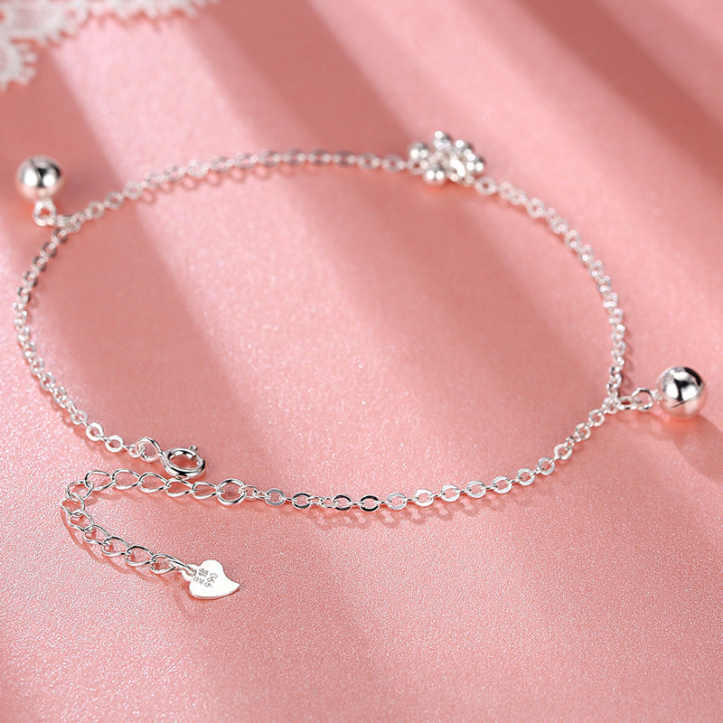 Bracelet de cheville Femme      en Argenterie - Ref 3104252 Image 3