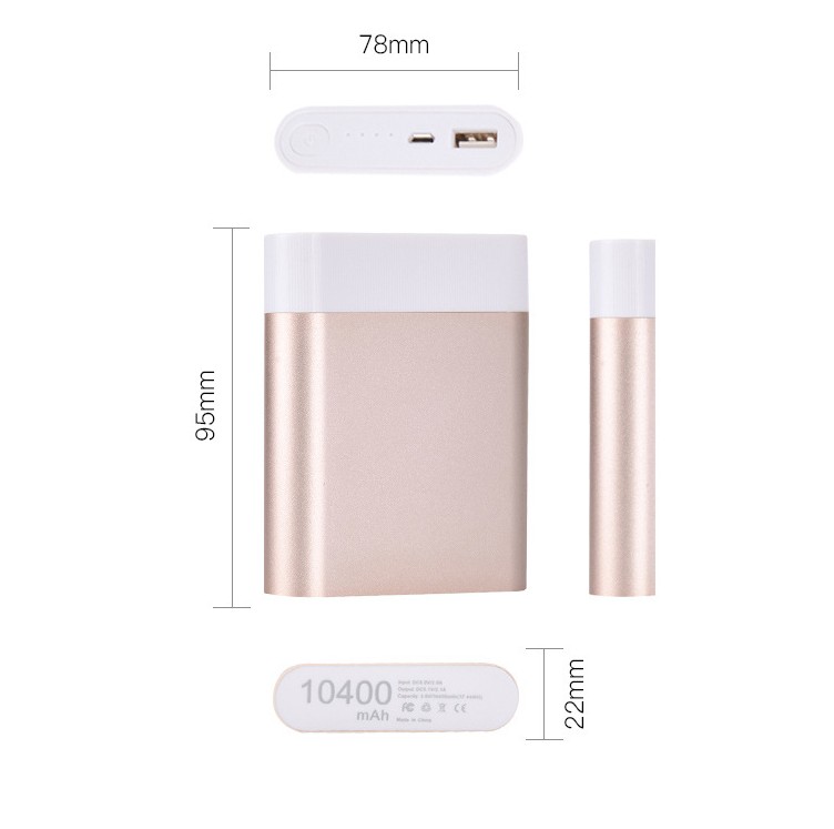 Có thể tháo rời thay thế 4 hộp pin 18650 hàn miễn phí vỏ điện thoại di động DIY hợp kim sạc tổ yến