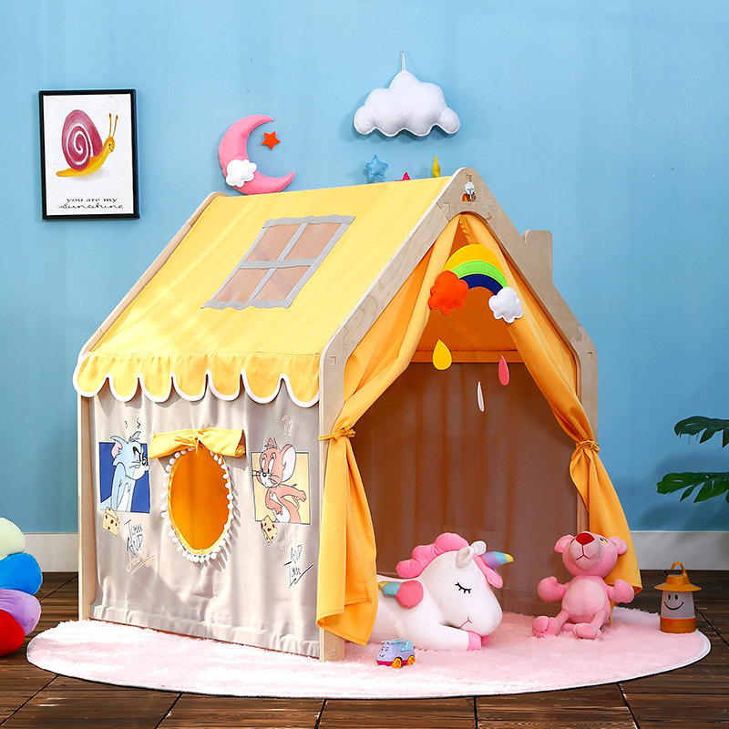 Children's tent indoor princess castle boy educational toddler toys sleepable girl Aisha home small house