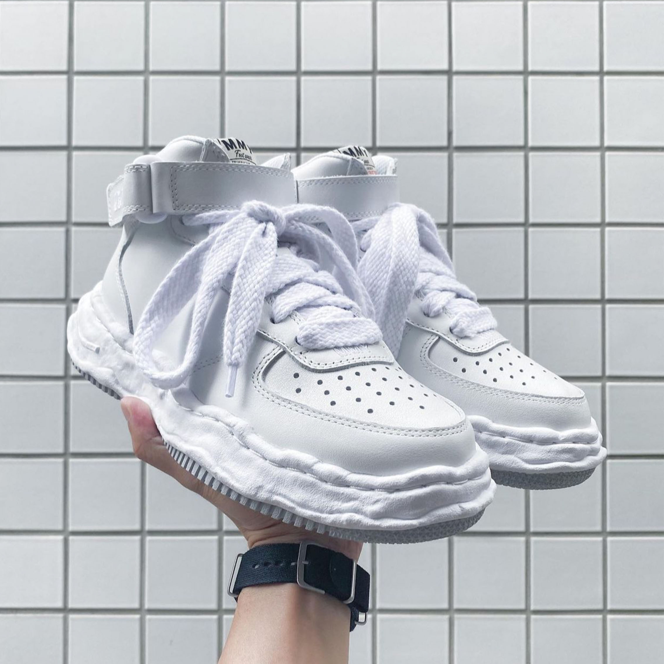 Sanyuan Kangyu high-top shoes Air Force men's shoes mmy2022 dissolving shoes small white shoes Shawn Yue same shoes Korean version