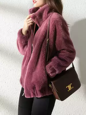 Sheep-cut coat fur one women's coat 2021 New Lamb hair short Korean version of young fur