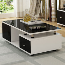 Coffee table simple modern light luxury glass coffee table table living room household tea table tea table simple small coffee table small apartment table