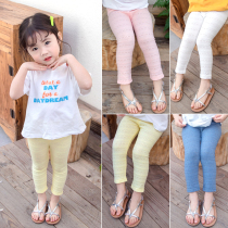 Girl Pants Summer Women Baby Boy Baby Mesh Beat Bottom Pants Thin style Casual Anti-mosquito Long Pants Foreign Wear