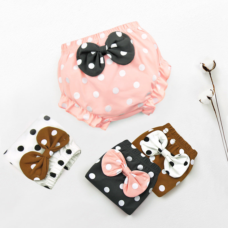 Female baby bread pants Summer girls children wear princess shorts Baby panties large pp inner pants 0-3 years old 1