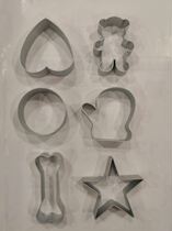 Baking Aluminum Alloy Egg Tart Mold Silica Gel Clean Sweep Eggware Rod Measuring Spoon Suit Baking Mold Model