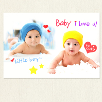 Cute beautiful male and female baby pictures baby wall stickers pregnant women prenatal education poster pictorial bb photo doll pictorial bb photo doll Pictorial