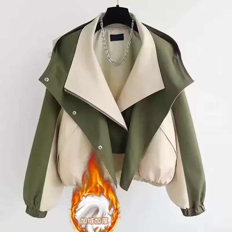 (Cross-border trading), бренд демисезонный trench coat, куртка, повышенная толщина, для подростков