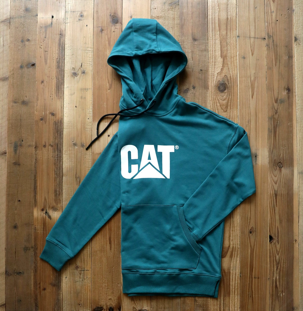 Study Monk CAT Cart casual hooded sweatshirt pullover simple workwear style heavy fabric!