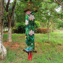 Chinese Lantern Farmhouse Music Decoration Handmade Cloth Art Lampshade Guest House Hang Decorations China Wind Hotel National Character Pendant