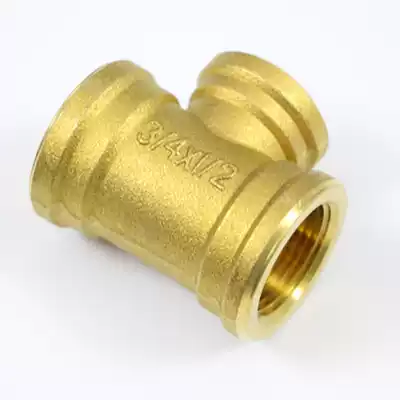 Emeko brass silk mouth tee 650 internal thread different meritsu copper fittings 6 points transformation 4 points