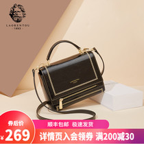 The old mans head bag 2021 new leather portable fashion wild this years popular shoulder messenger retro small square bag