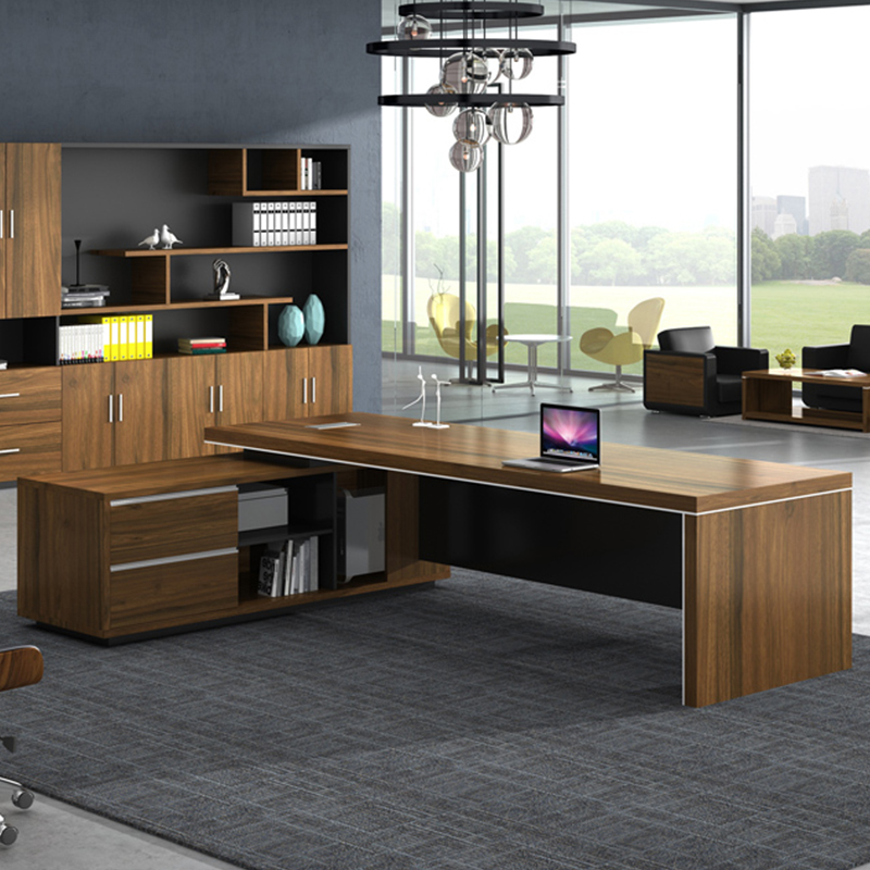 Boss Table Simple Modern Fashion Large Class Desk Supervisor Manager Chief Office Table Combination Desk Single Office Desk and Chair