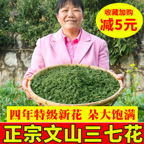 三七花云南文山特级500g250g100g四年新花田七花茶的功效南河三七